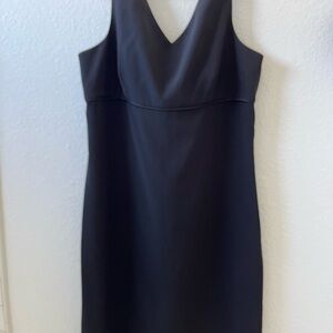 Ann Taylor Elegant Cocktail  Black Sleeveless Dress